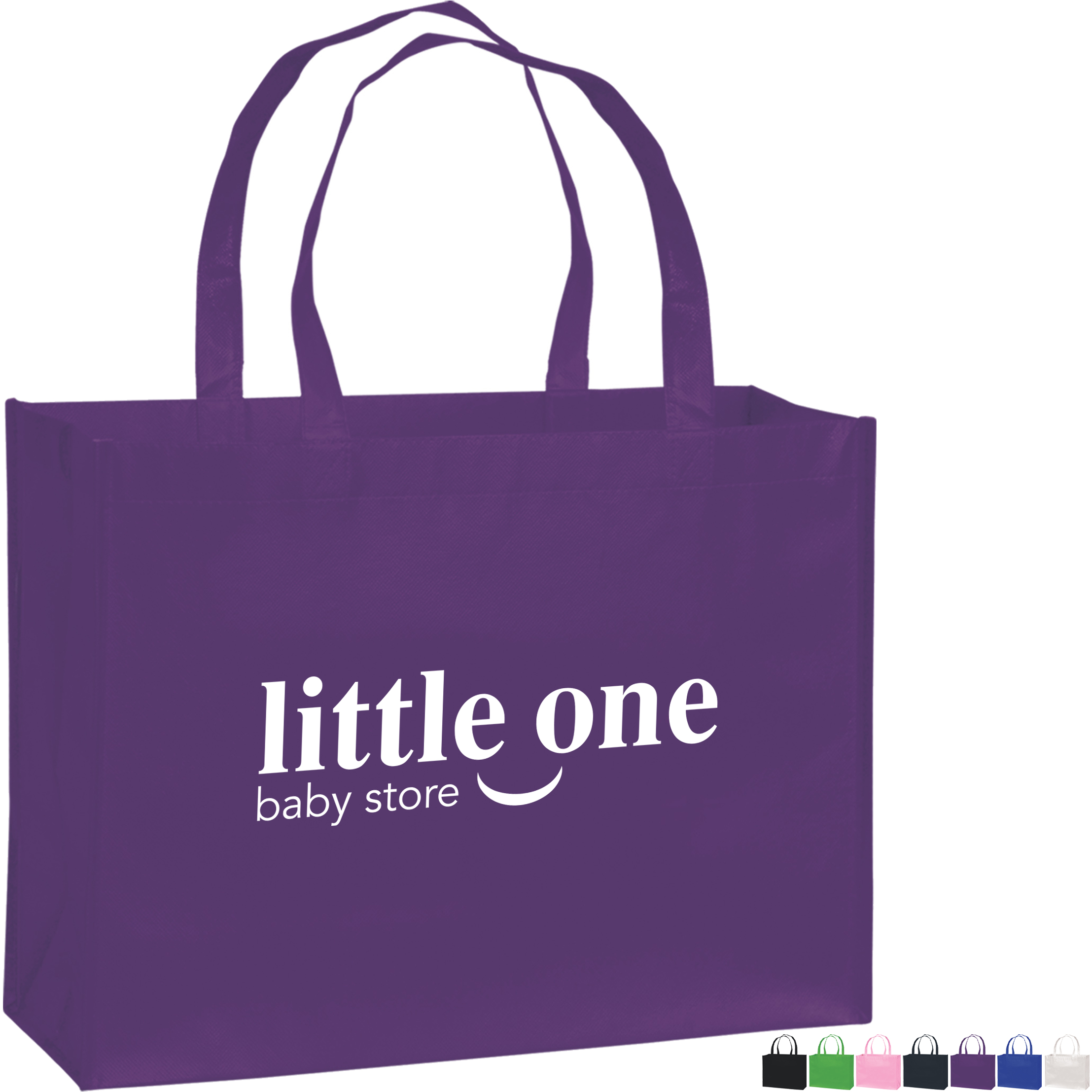 Product Photo 1 Gloss Laminated Non-Woven Tote Bag, 16" x 12"