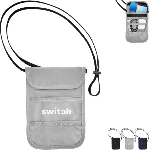 RFID Nylon Neck Wallet - HT6587