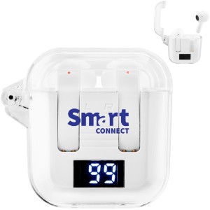 Wireless Ear Buds w/ Digital Power Display - HT6620
