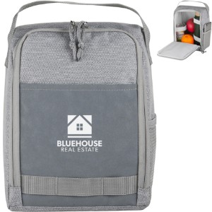 Dove Jacquard 8 Can Lunch Cooler Bag - AR1682