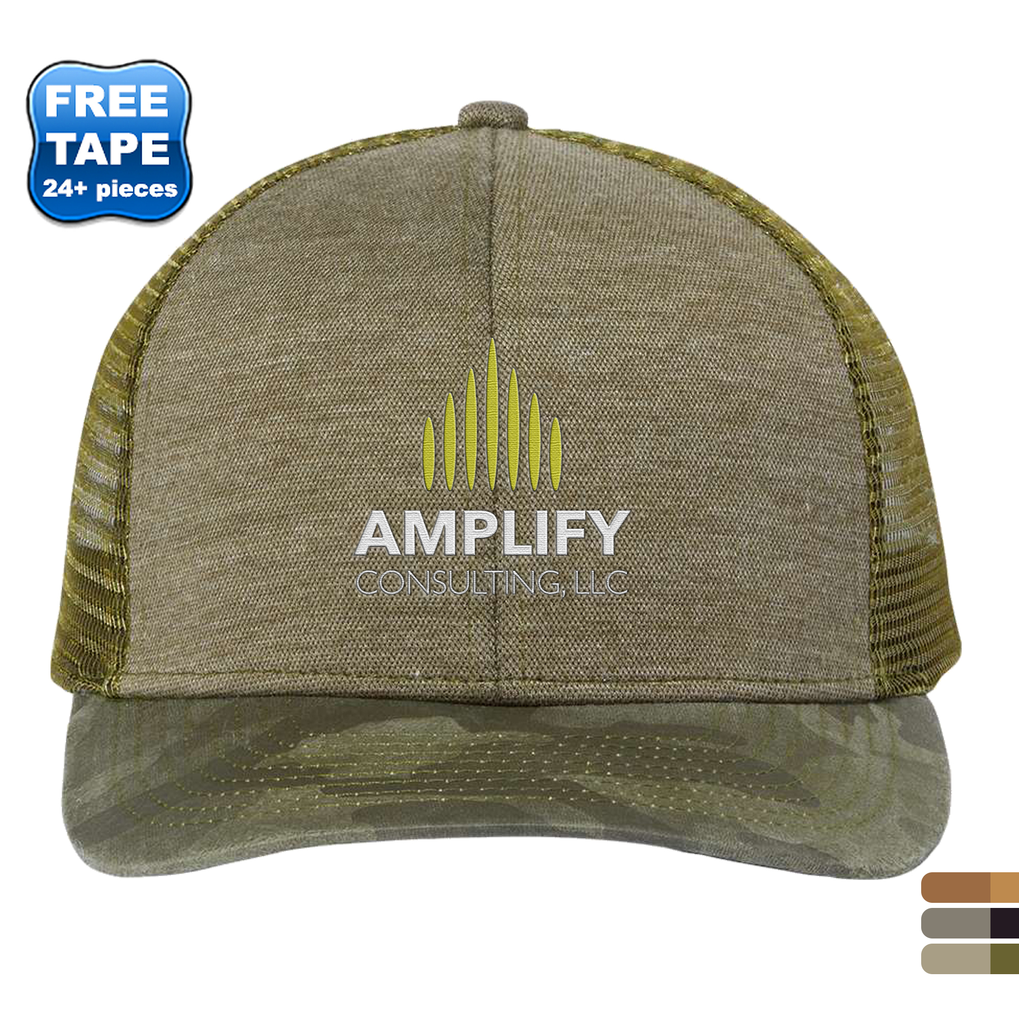 Product Photo 1 DRI DUCK® Pique Camo Structured Trucker Cap