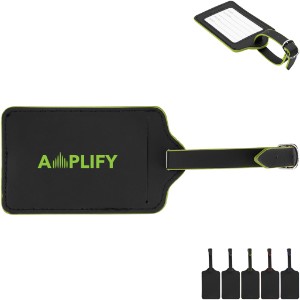 Recycled Leatherette Luggage Tag - HT6638