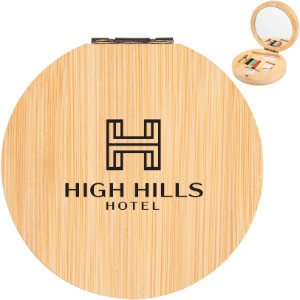 Bamboo Sewing Kit w/ Mirror - HT6589