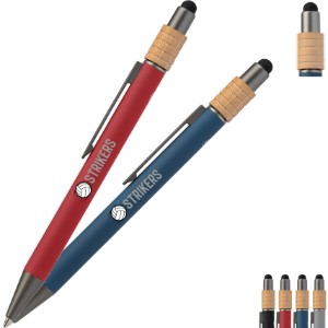 Reborn Spinner Recycled Aluminum Pen w/ Stylus, Full Color - GS3701