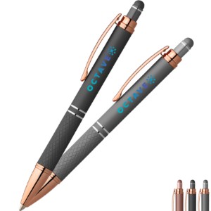 Phoenix Softy Rose Gold Gel Pen w/Stylus, Full Color - GS3711