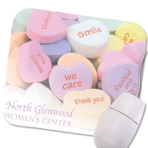 Conversation Heart Design, Mouse Pad - WW7045