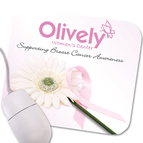 Product Photo 1 Pink Ribbon Design, Mouse Pad