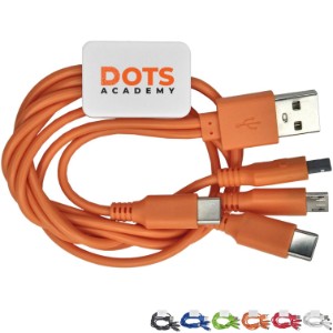 Dual Input 3' Snap Colorful Cable - AL1793