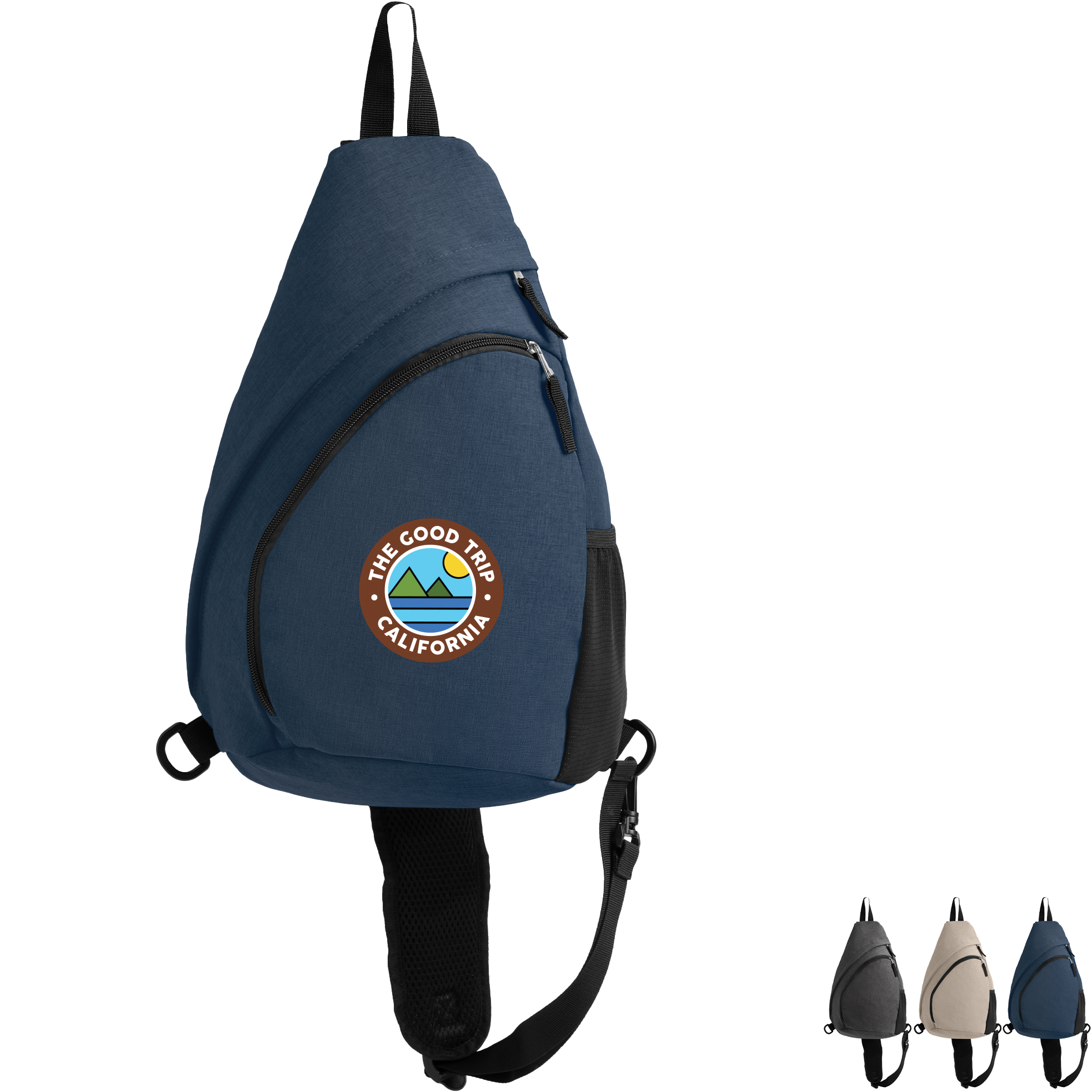 Product Photo 1 Helsinki RPET Nylon Sling Bag, Full Color