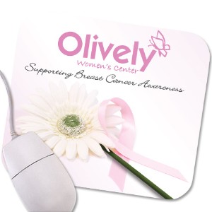 Pink Ribbon Design, Mouse Pad - WW7050