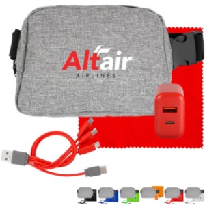 Fast Charger Recycled Fanny Pack Tech Set - AL2313