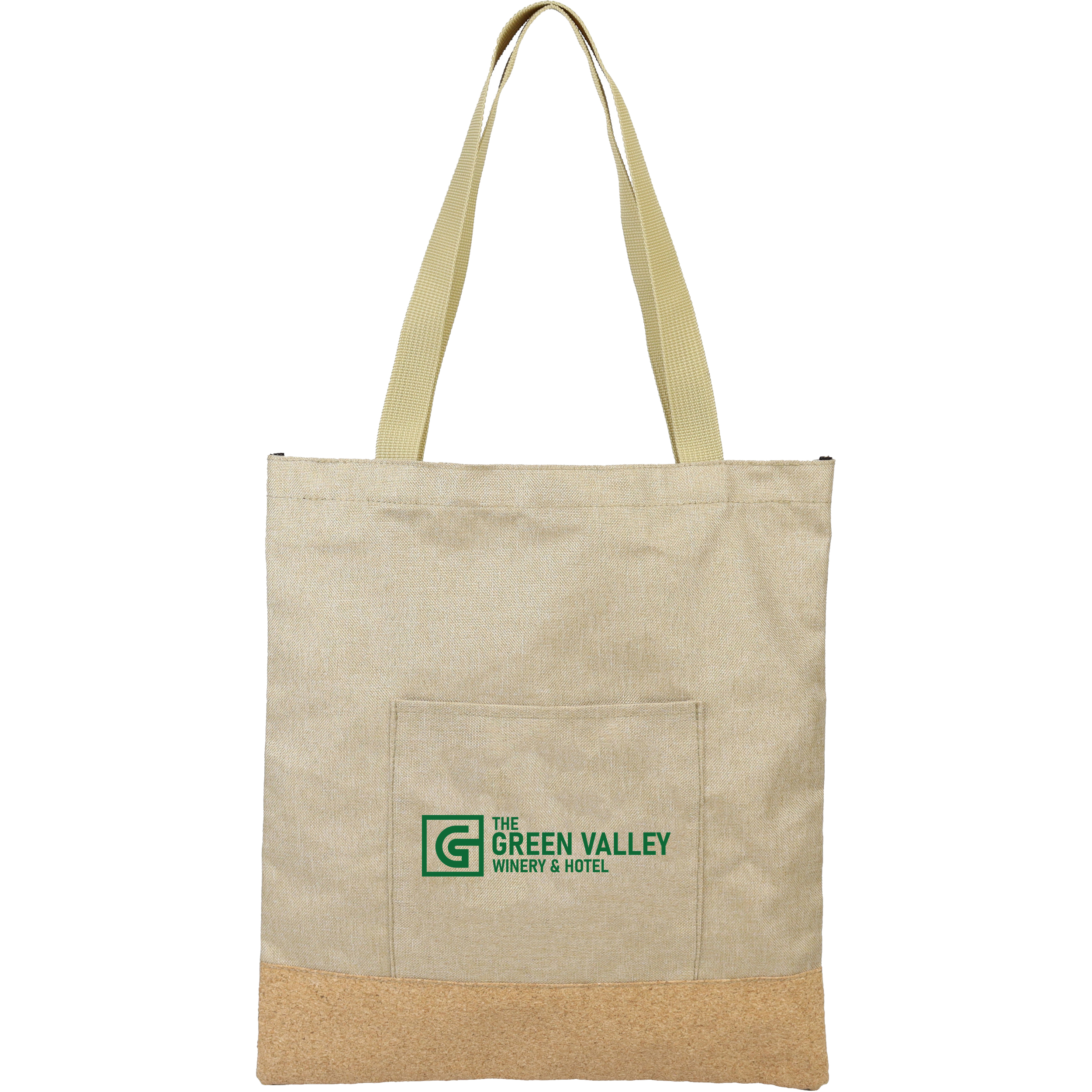 Product Photo 1 Cork Trim Poly Tote Bag