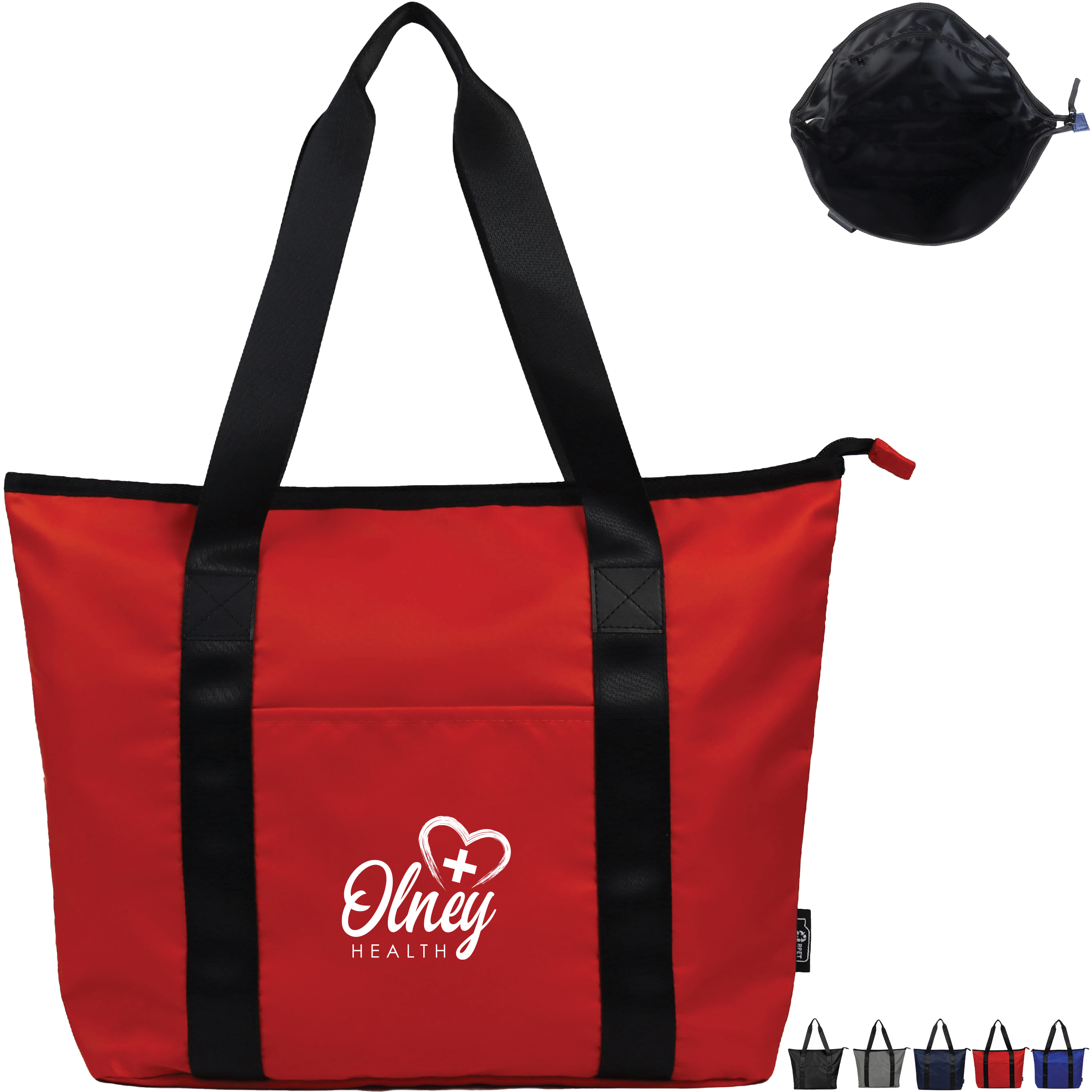 Product Photo 1 Sustainable rPET Tote w/ Zipper