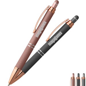 Phoenix Softy Rose Gold Gel Pen w/Stylus, Laser - GS3710