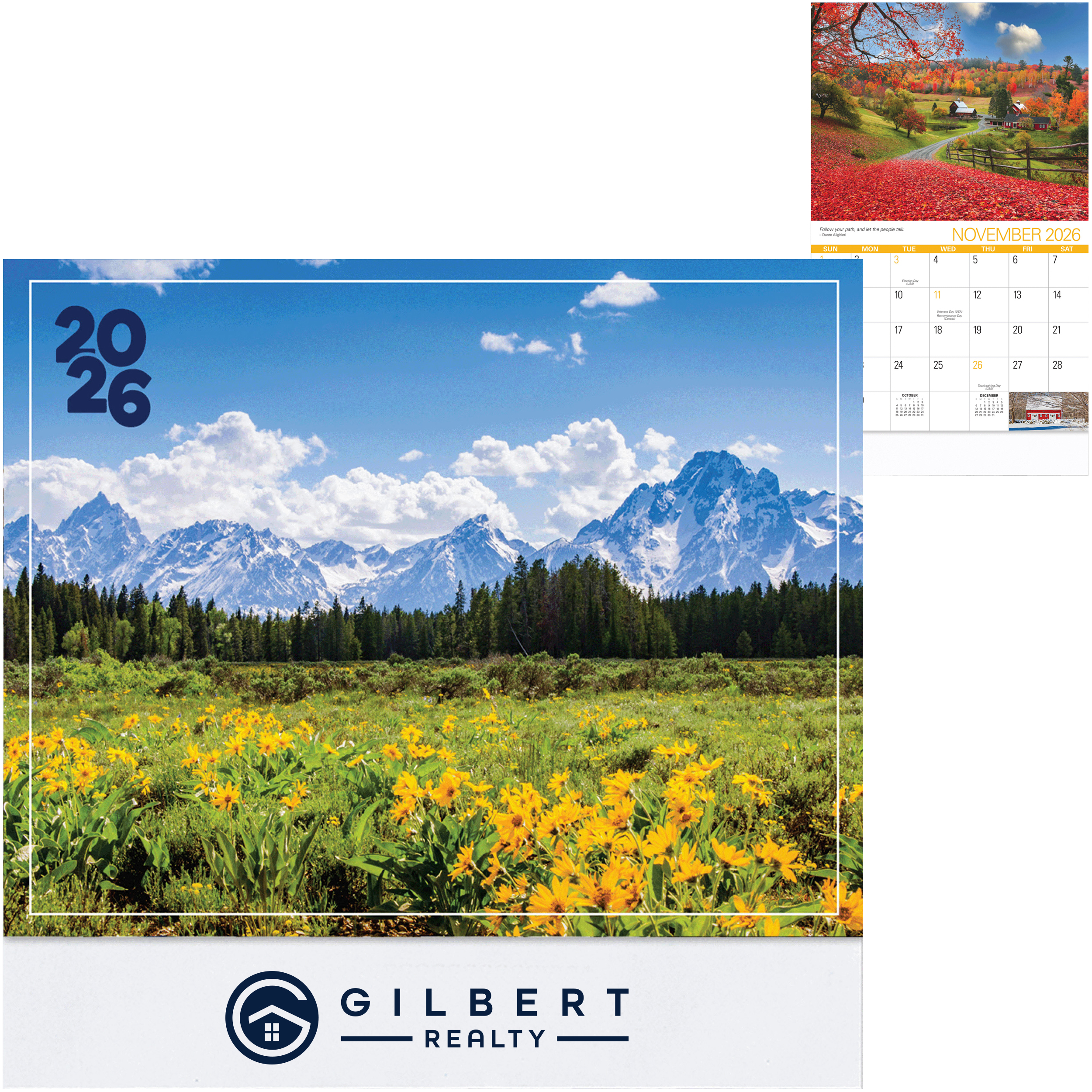 Product Photo 1 Reflections 2026 Wall Calendar
