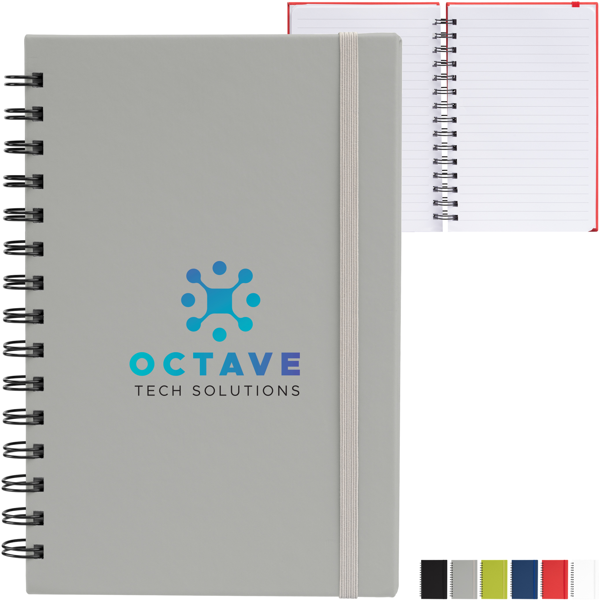 Product Photo 1 Zelda Recycled Cover Spiral Journal, Full Color, 5.5" x 8.3"