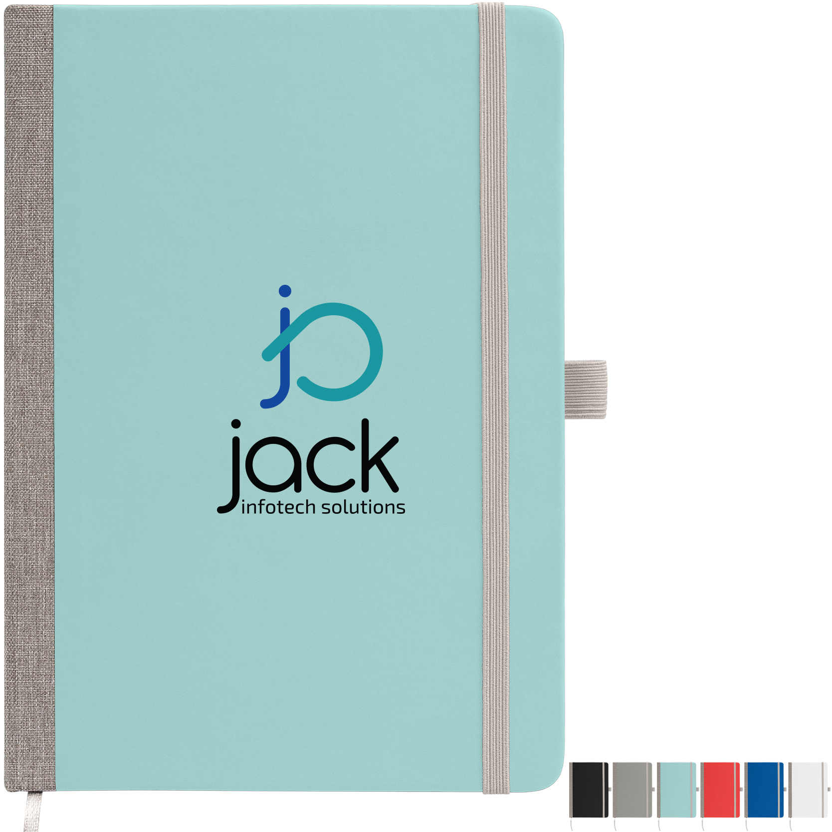 Product Photo 1 Steinbeck Recycled Two Tone Hard Cover Notebook, Full Color