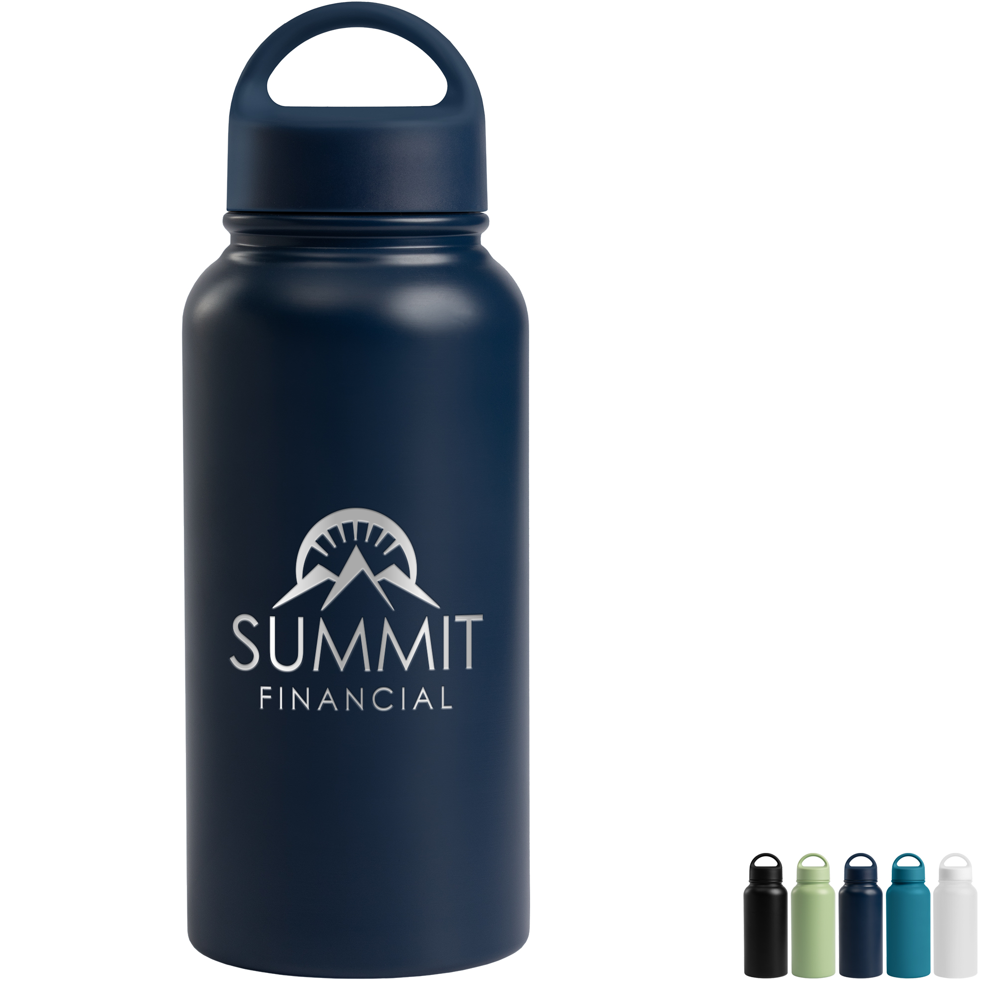 Product Photo 1 Mariner Double Wall Recycled Stainless Steel Bottle, Laser Engraved, 31oz.