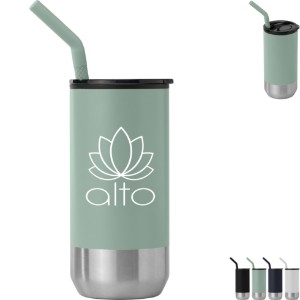 Atlantis Double Wall Tumbler Stainless with Recycled RPP Inner, 16oz. - GS3791