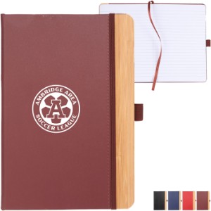 Kia FSC® Recycled Bamboo Journal, 5-1/2" x 8-1/2" - LD5453