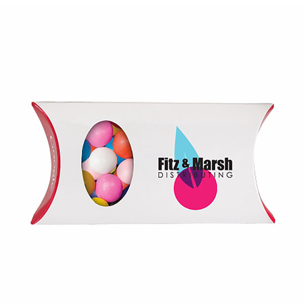 Product Photo 1 Chocolate Buttons in a Custom Pillow Box