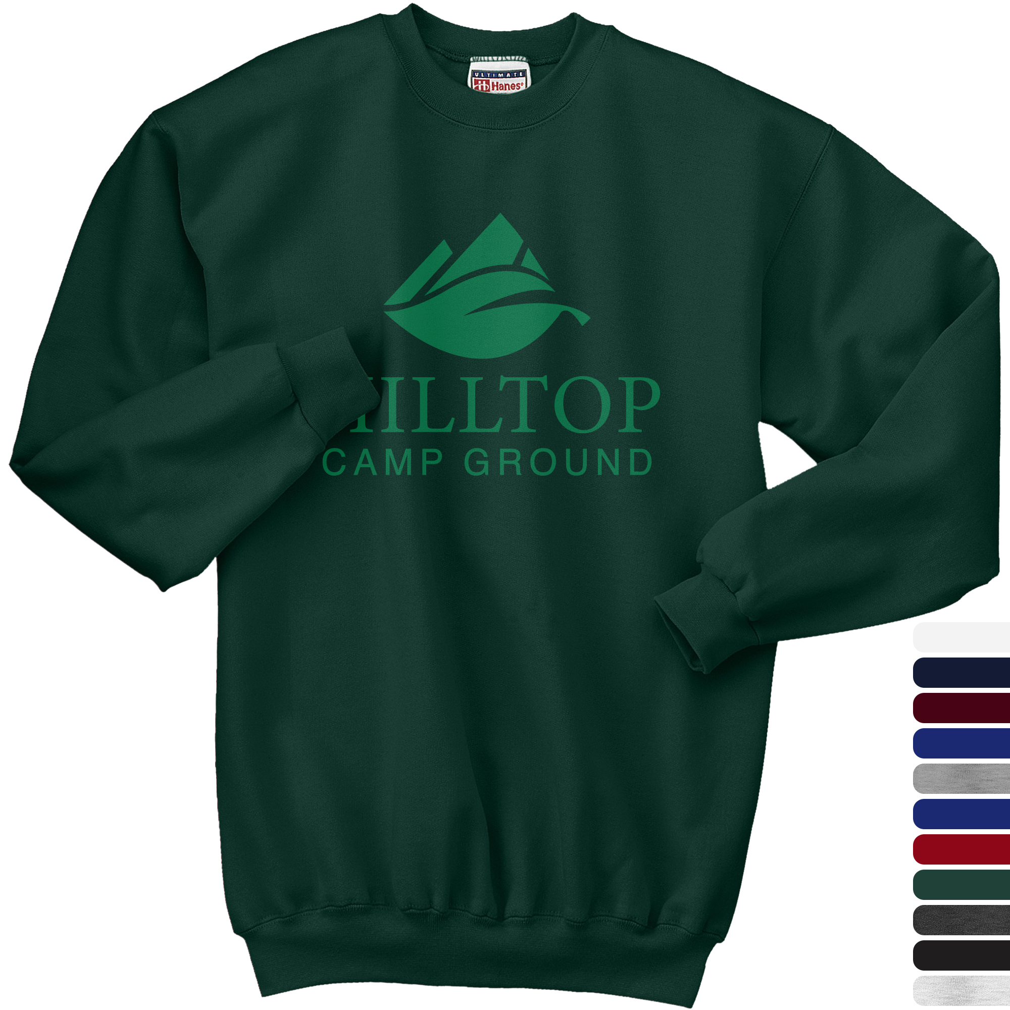 Product Photo 1 Hanes® Ultimate Cotton® Crewneck Unisex Sweatshirt