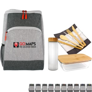 Bay Cooler Backpack Glass Lunch Set - AL2347