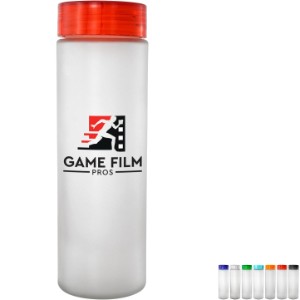 Clear View Full Color Frosted Glass Bottle, 22oz. - AL1744