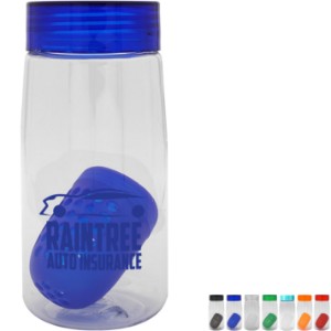 Clear View Recycled Bottle w/ Floating Infuser, 18oz. - AL1741