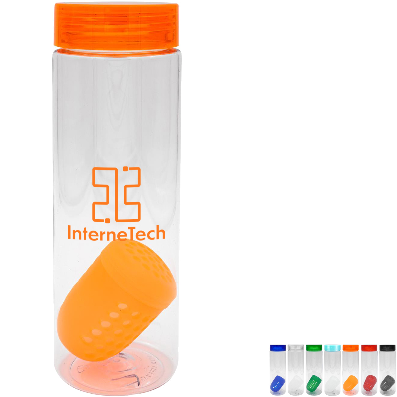 Product Photo 1 Clear View Recycled Bottle w/ Floating Infuser, 24oz.