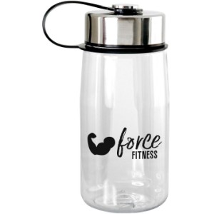 Metal Lanyard Lid Recycled Bottle, 18oz. - AL1751