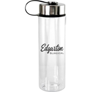 Metal Lanyard Lid Recycled Bottle, 24oz. - AL1752