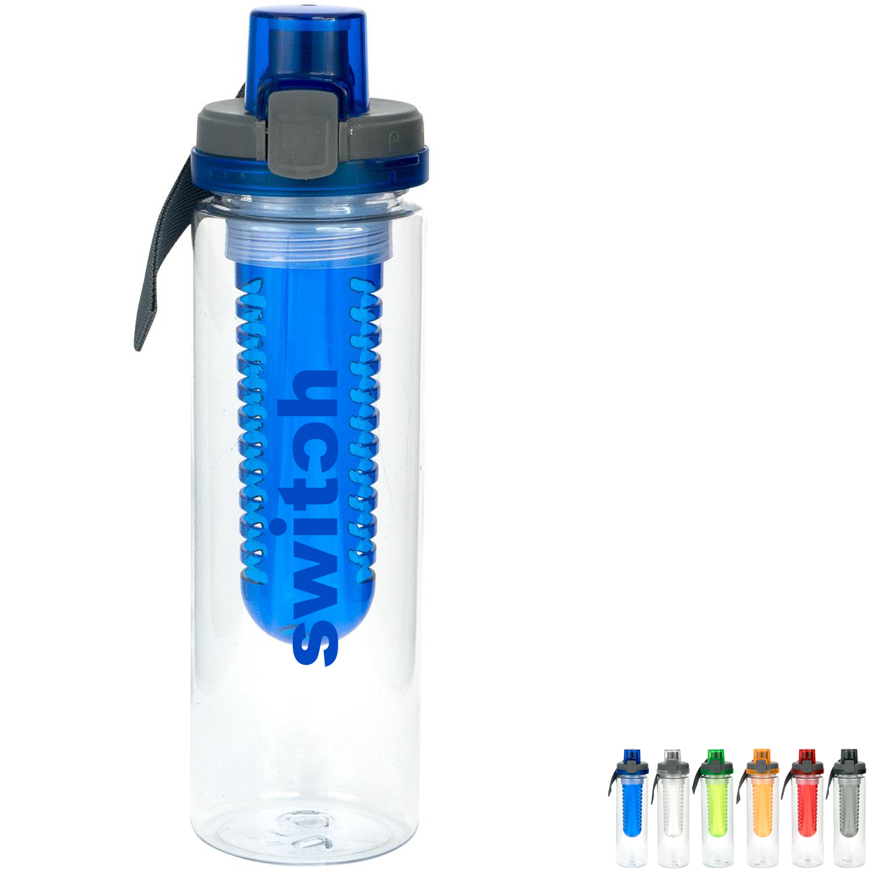 Product Photo 1 Locking Lid Recycled Bottle w/ Infuser, 24oz.