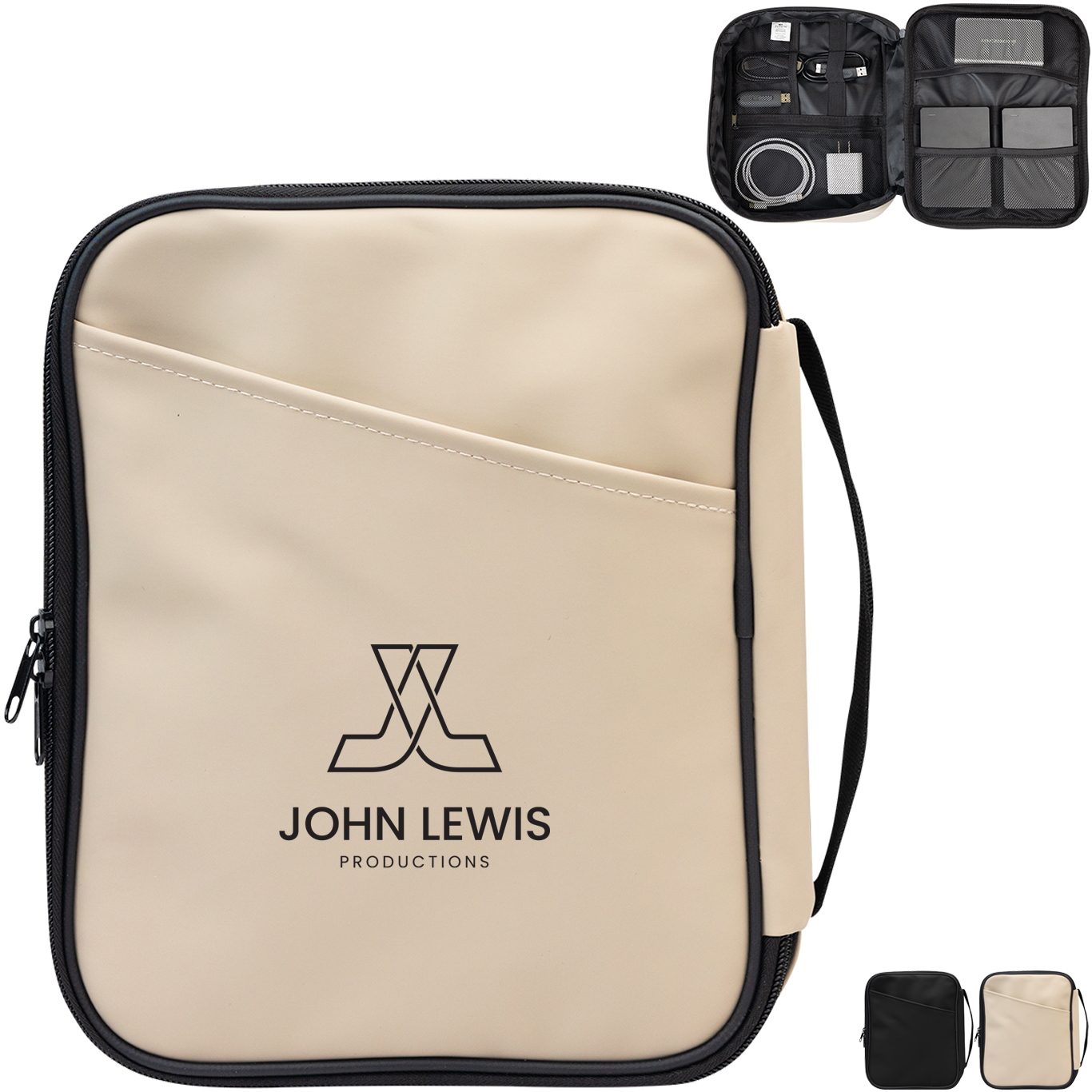 Product Photo 1 Hudson Recycled Leatherette Tech Organizer