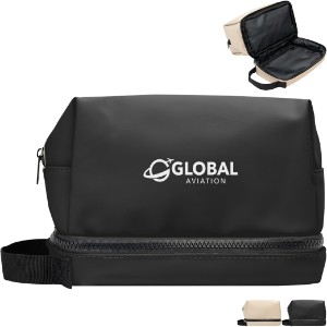 Hudson Recycled Leatherette Cosmetic Bag - HT6648