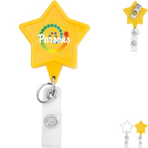 Hemp Jumbo Star Badge Reel - DE3405