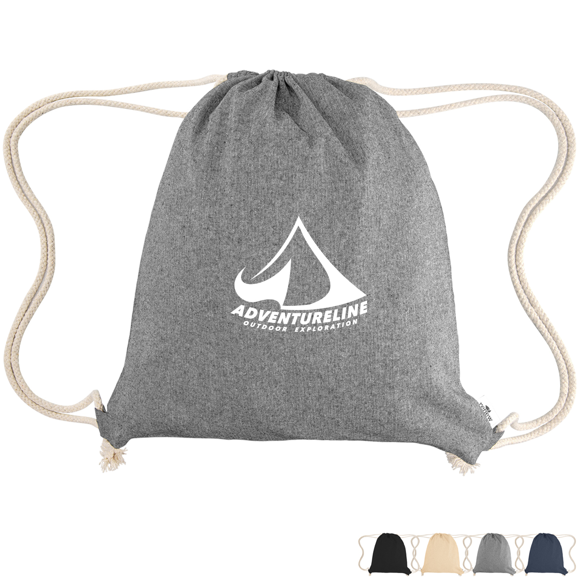 Product Photo 1 Nicole Recycled Cotton Drawstring Bag