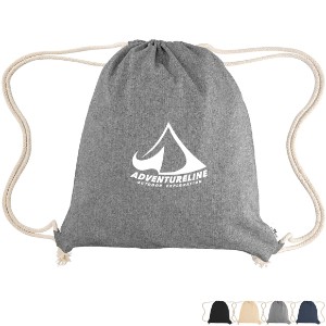 Nicole Recycled Cotton Drawstring Bag - HT6708