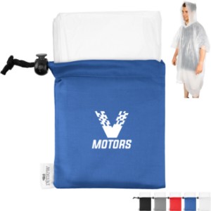 PE Poncho w/ rPET Pouch - HT6702