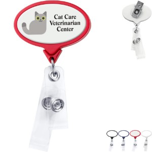 Anti-Microbial Oval With 2 Strap Reel - DE3409