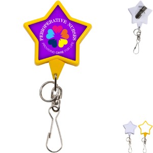 Bamboo Jumbo Star Badge Reel - DE3423