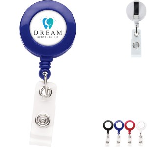 Opaque Good Round Badge Reel - DE3430