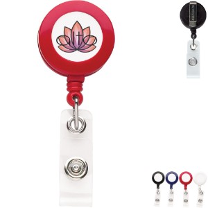 Opaque Better Round Badge Reel - DE3433