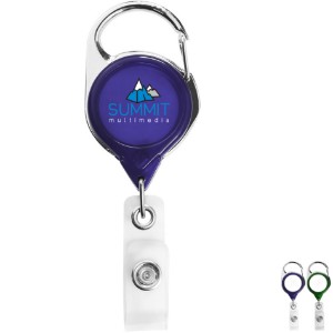 Translucent Carabiner Badge Reel - DE3442