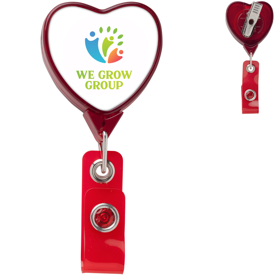 Product Photo 1 Jumbo Heart Badge Reel