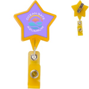 Jumbo Star Badge Reel - DE3457