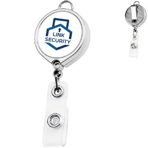 Chrome Large Face Badge Reel - DE3470