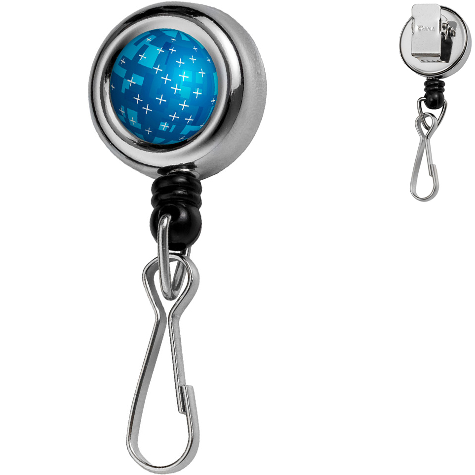Product Photo 1 Chrome Metal Badge Reel