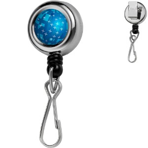 Chrome Metal Badge Reel - DE3472