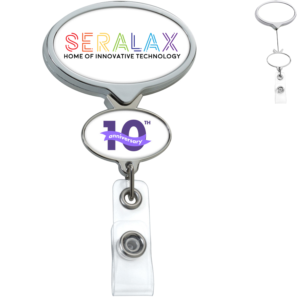 Product Photo 1 Chrome Double Up Oval Badge Reel